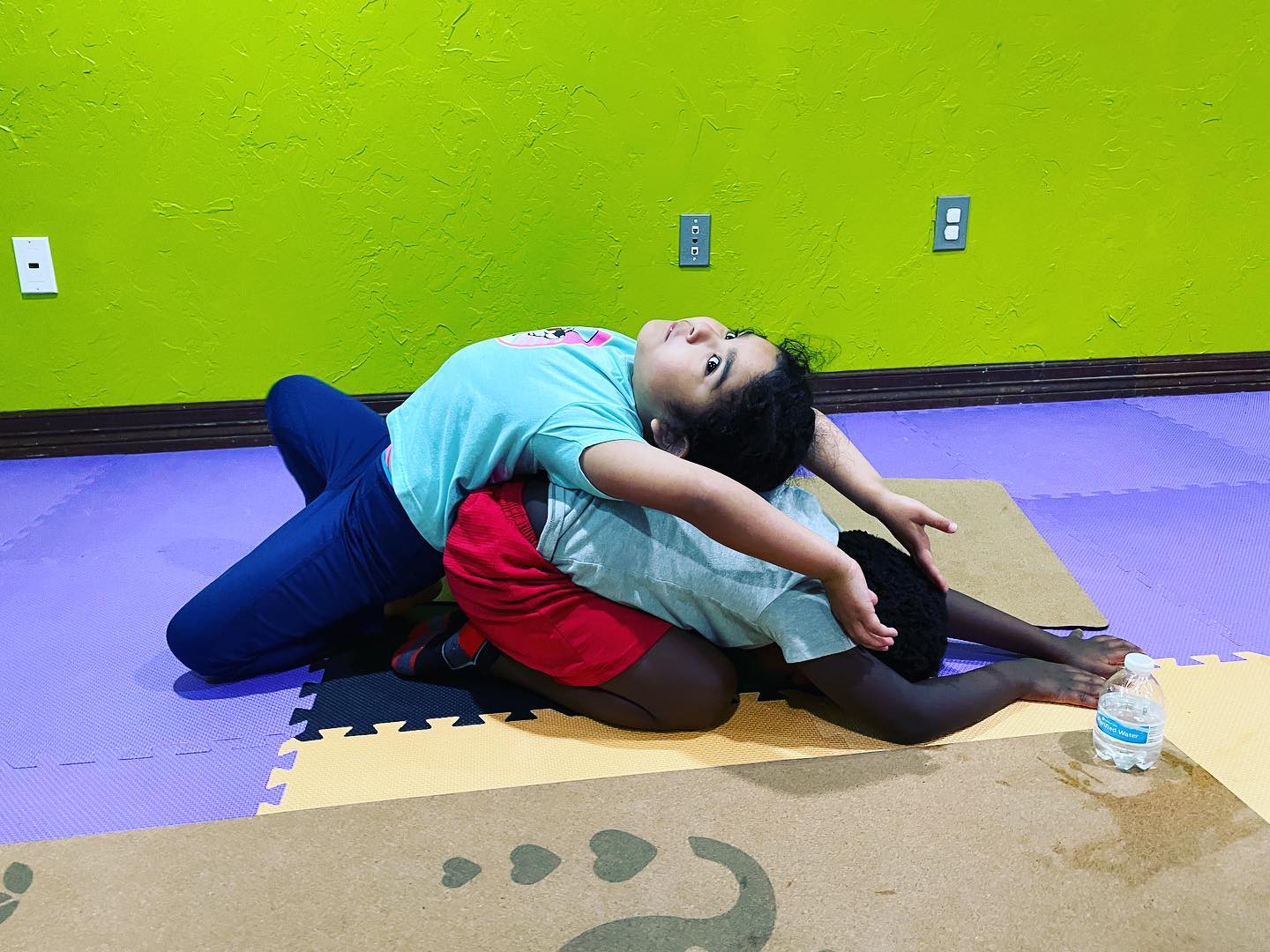 Just taking a moment to lay out on a warm rock under the sun to catch our breath after our swim…partner poses are so much fun but they also require us to learn how to work together as we follow directions.

#yoga #kidsyoga #kidsfun #mindfulness #yogicubs #partnerposes #imagination #mansfieldtx #arlingtontx #dfwkids