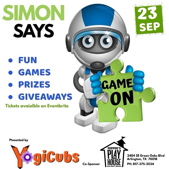So many events coming up! Come see us @playatpeppers on Sept 23rd for a super fun game day! We’ll be bringing some of our favorite yoga games! 🥳🥳🥳

#gameday #fun #play #arlingtontx #mansfieldtx #fridayfun #schoolsout