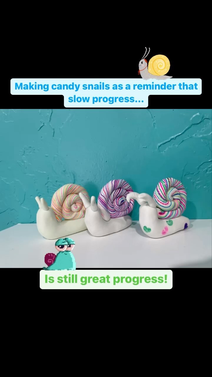 Snail progress is still progress! We had so much fun making colorful snails last week!
#snailspace #slowandsteady #yogaforkids #yogaandart #mindfulness #mindfulkids #mansfieldtx #arlingtontx #creativekids #yogicubs